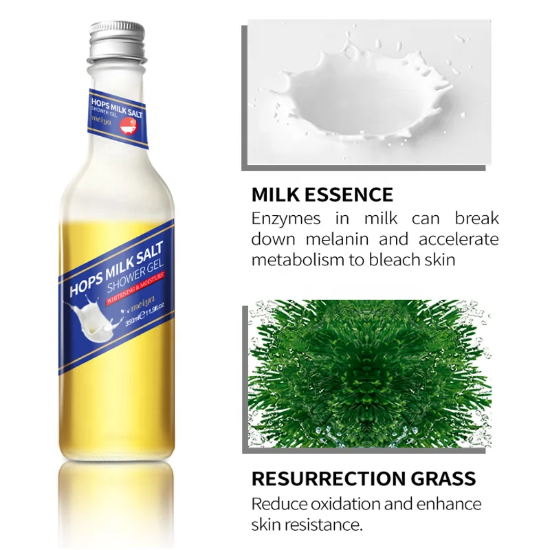 
In summer Body Wash cool feeling Moisturizing and whitening beer fragrance Shower Gel oem shower gel private label 