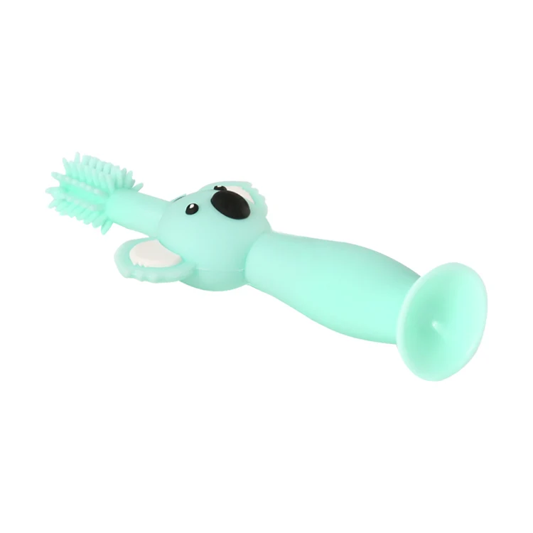 Baby Products Supplies Infant Manual Soft Baby Children Silicone Toothbrush