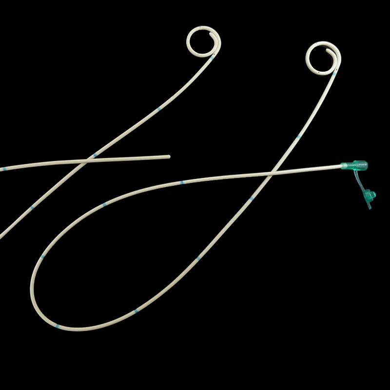 Disposable Double Pigtail Catheter Medical Accurate Positioning Biliary Pigtail Drainage Ureteral Catheter