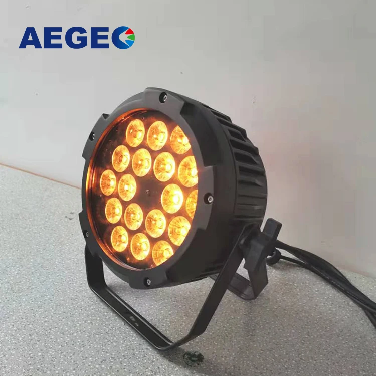 IP65 18x10 Вт rgbwa УФ 6 в 1 Водонепроницаемые светодиодные парные сценические светильники для наружных Свадебных Мероприятий парков