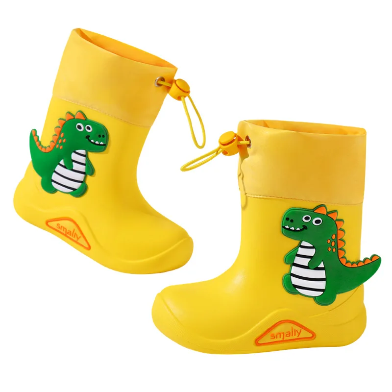 
2021 Top fashion new cute outdoor waterproof non-slip children kids rain boots 