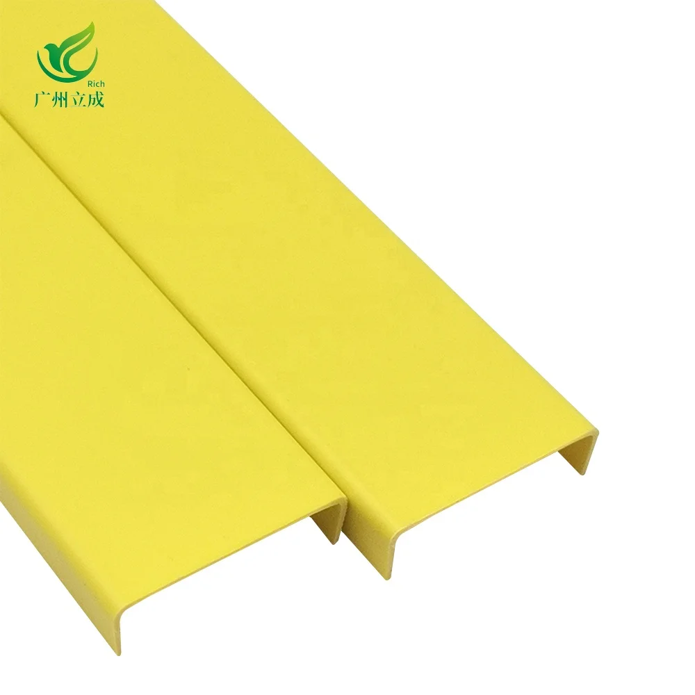 Rich2106 UPVC U Profile PVC Plastic Profile For Machine Corner