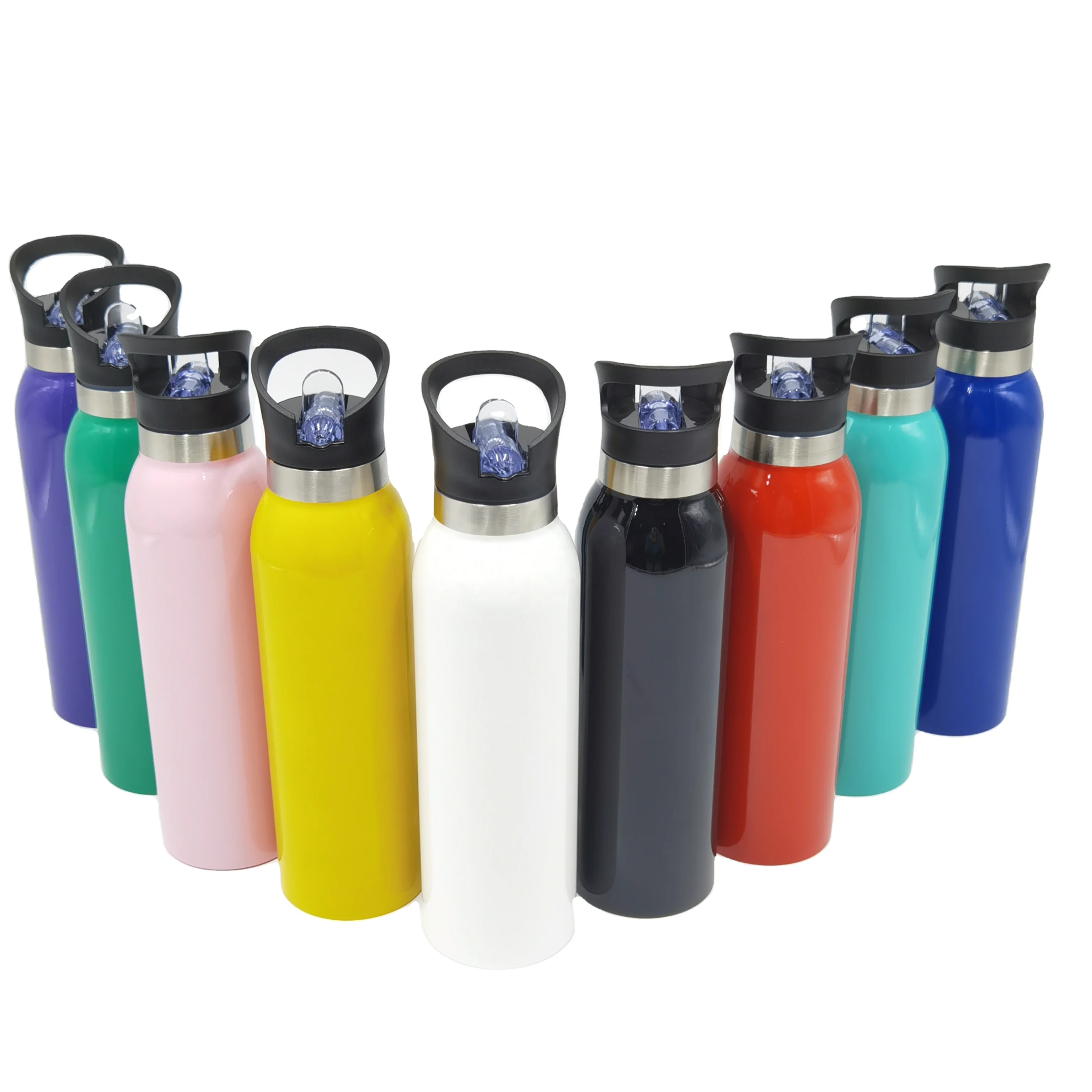 Fashion Eco Friendly Sport Wide Mouth Double Insulated Water Bottle Thermal Flask Vacuum
