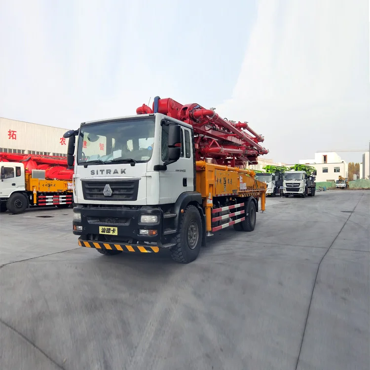 Shandeka Chassis  6-section Boom 6RZ 4*2 drive Concrete pump truck