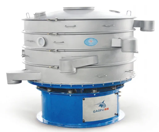 Small Particles Sweet Potato Residue Sifter Sesame Seeds Screen Rotary Vibrating Sieve Machine