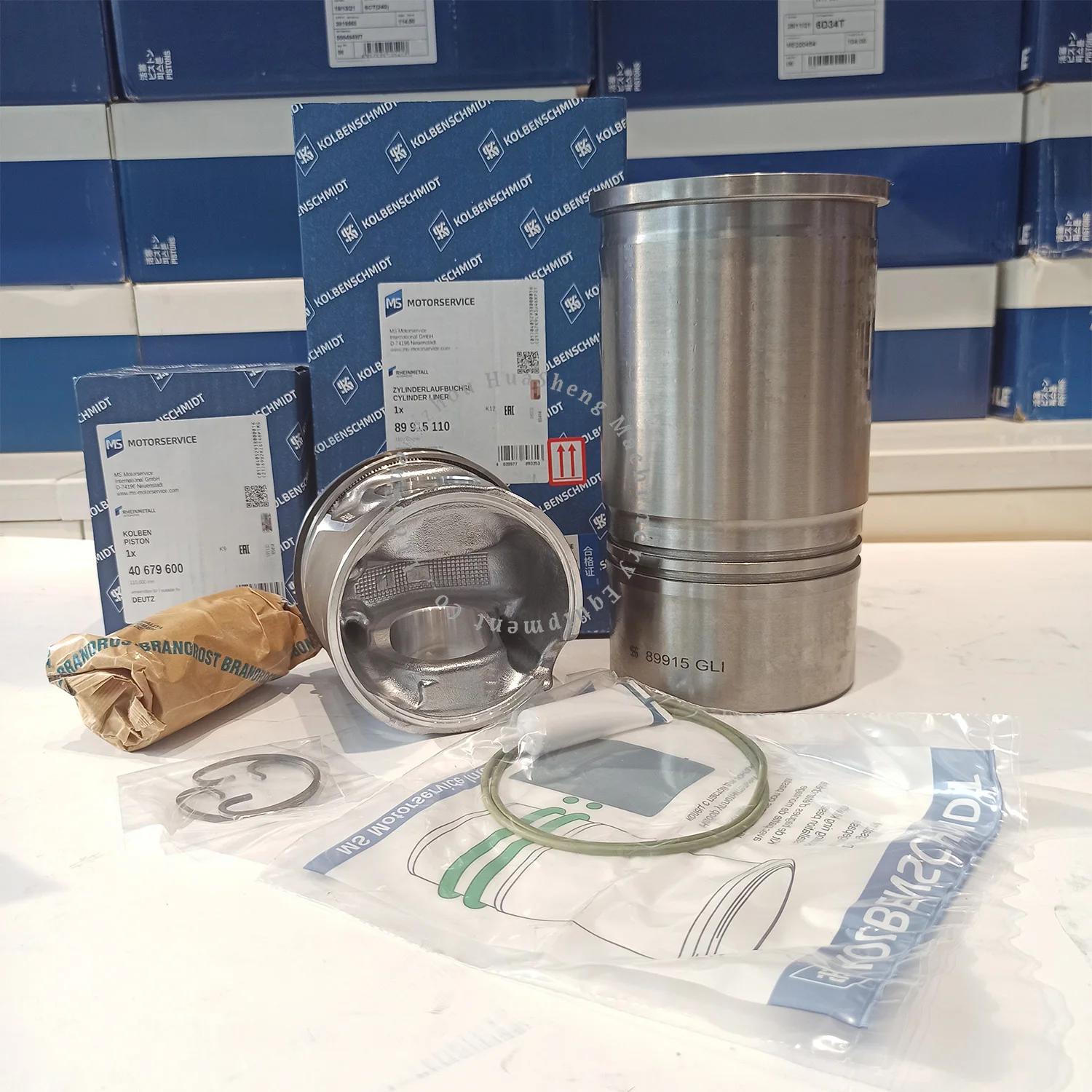 High Quality KS Brand Diesel Engine D8K 40679600 Liner kit  /Clyinder Liner Kit For Deutz Excavator Rebuild Set