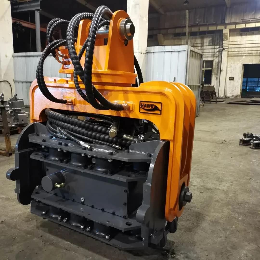 New High-Efficiency Hydraulic Steel Pile Driver Core Components Including Motor Pump Engine Construction Farming Solar Pile