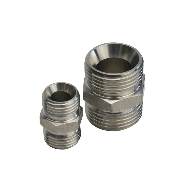 Thread 60 degree use for seat or bonded seal Transition joint BSP male hydraulic fittings