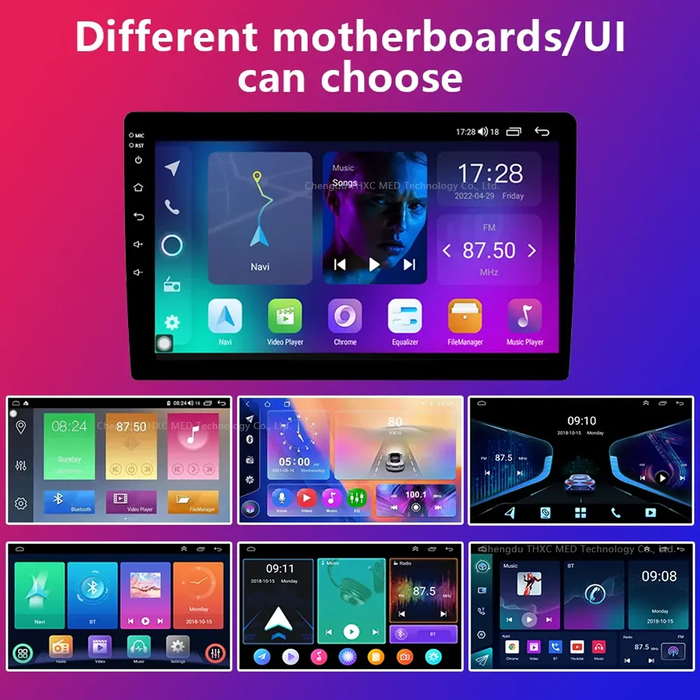 Автомагнитола Qled 7 9 10 13 дюймов