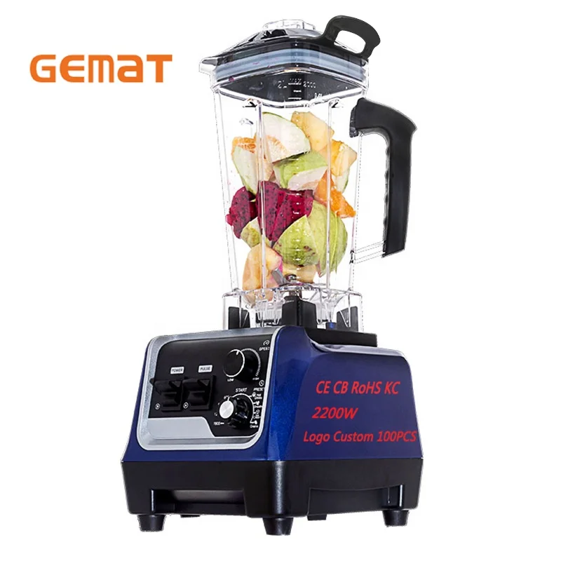 Professional Low Noise 2L New Large 2000 Watt Electric Blenders Heavy Duty Juicer Blender and Grinder