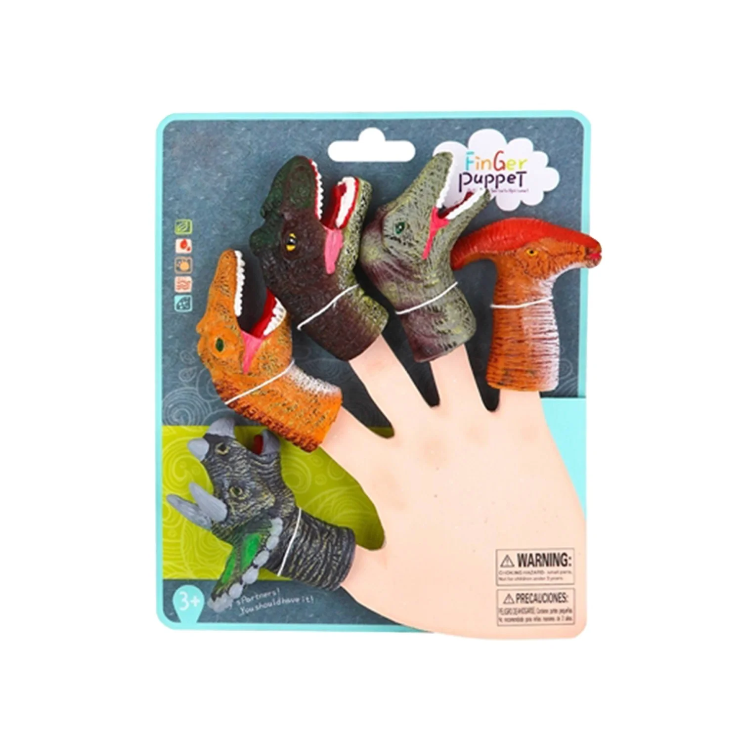 Customize 10 Pcs Mini Vinyl Funny Cartoon Animal Dinosaur Toys Set Kit Jeffy Hand Finger Puppets