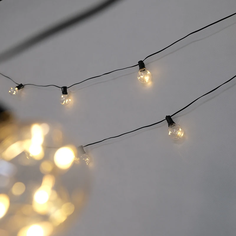 Holiday smart strip lights waterproof outdoor fairy lights wifi string bulb