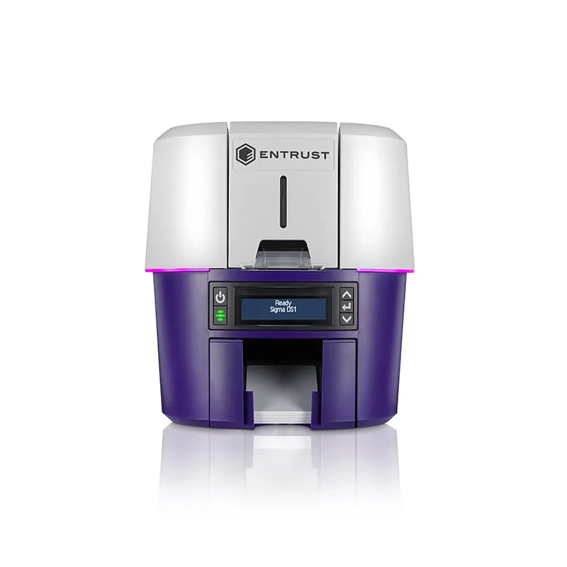 Высокочеткая карта данных Entrust Sigma DS1/DS2 прямой однодвойной пластиковый принтер для удостоверения личности