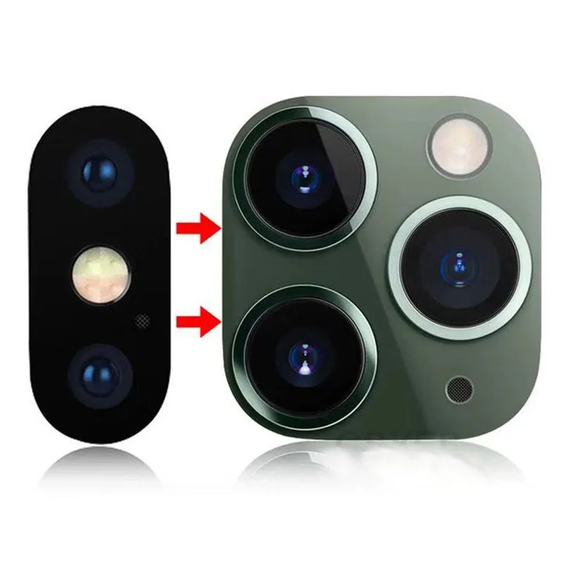 Phone Back Rear Camera Lens Cover Film Sticker Screen Protector for iphone XR X XS Max Seconds Change to iphone 11 Pro Max