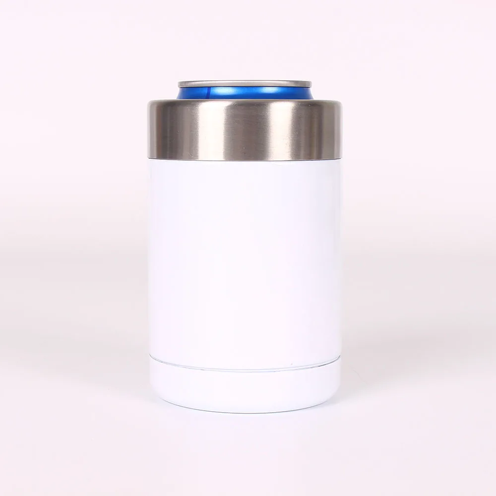 metal 12oz stainless steel beer can cooler double wall keep beverage and soda cold for hours