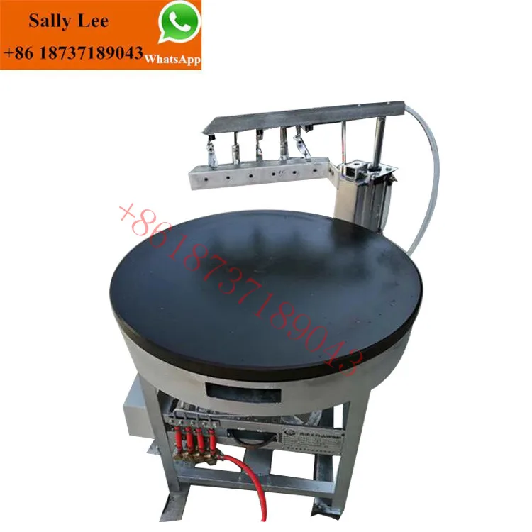 Pancake machine fully automatic  commercial large desktop gas electric heating  pancake making machine