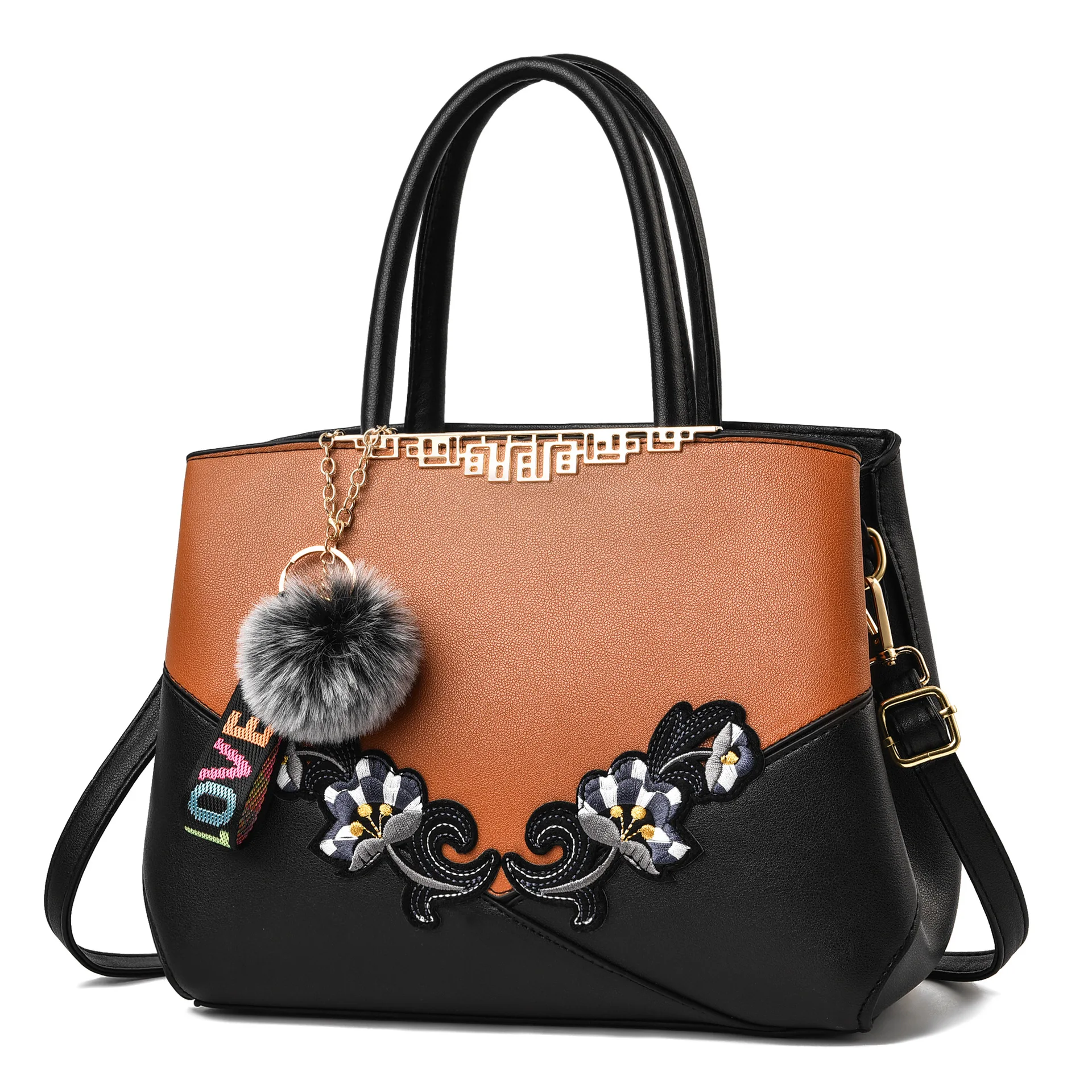 2024 New Arrival Bolsos De Mujer Fashion Big Designer Colorful Ladies Purse Set Crossbody Bags PU Leather Handbags For Women