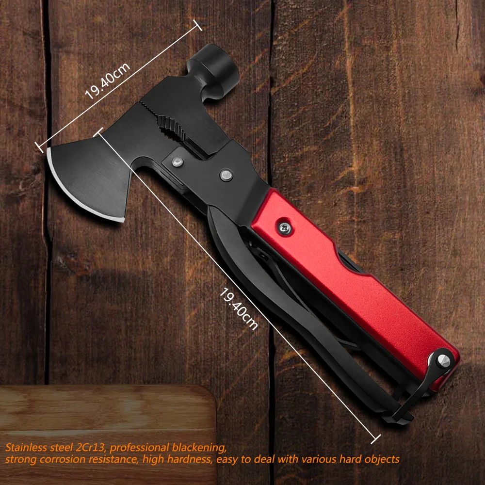 Unique Gifts for Men Dad 15 in 1 combination pliers outdoor first aid equipment axe