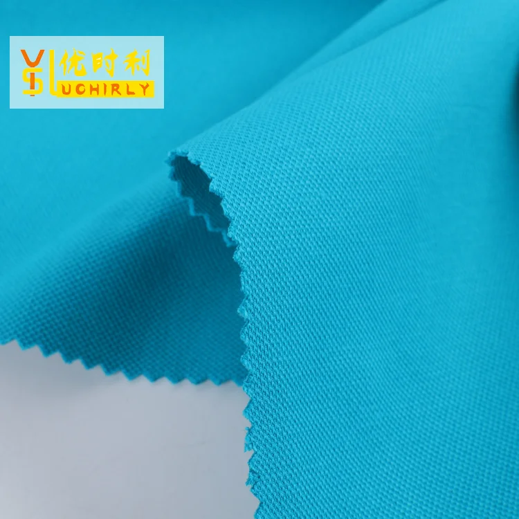 CVC spandex double sided pique knitted fabric