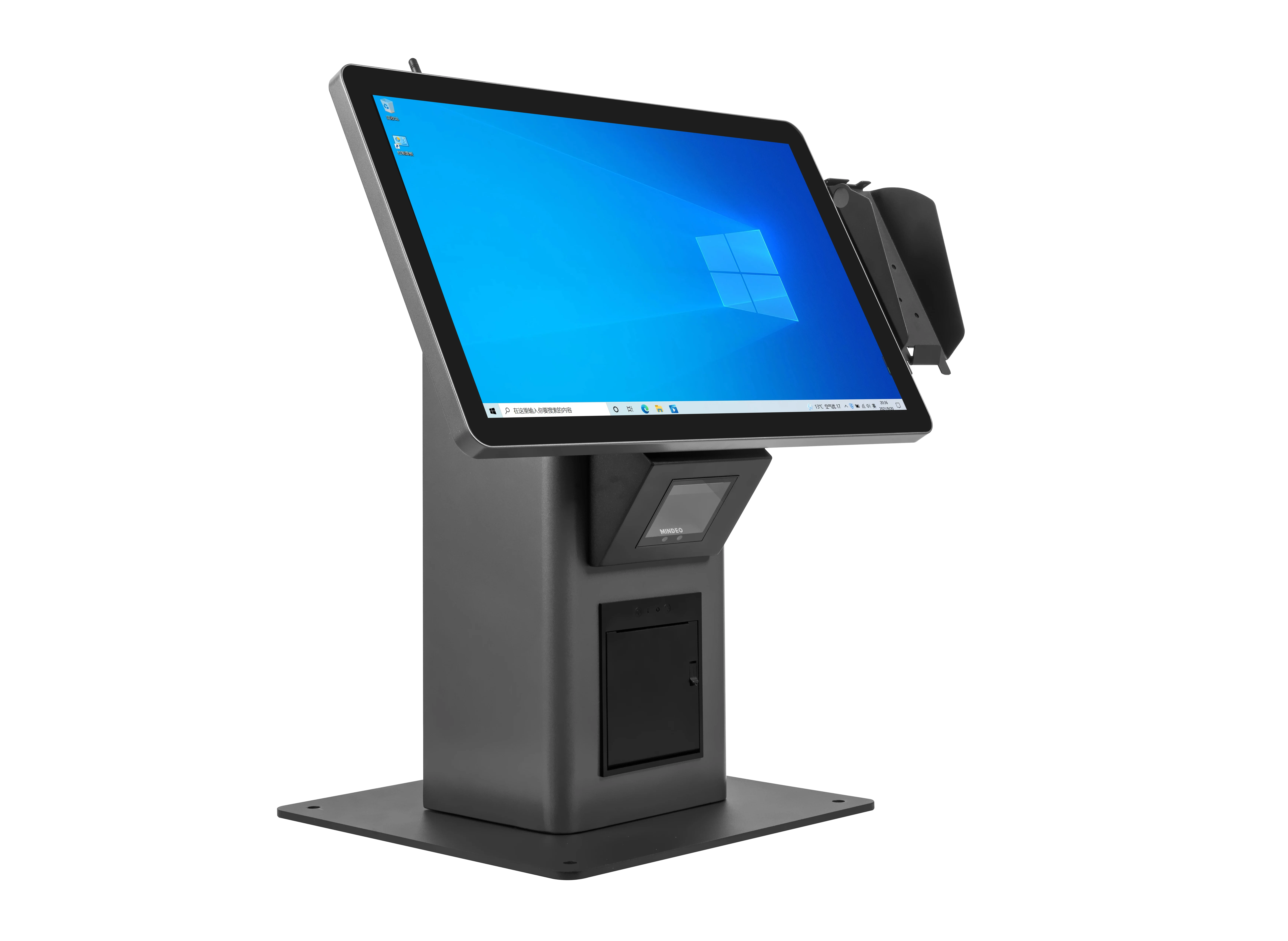 Customized Adjustable screen Payment Kiosk With Thermal Printer and Qr Code Scanner