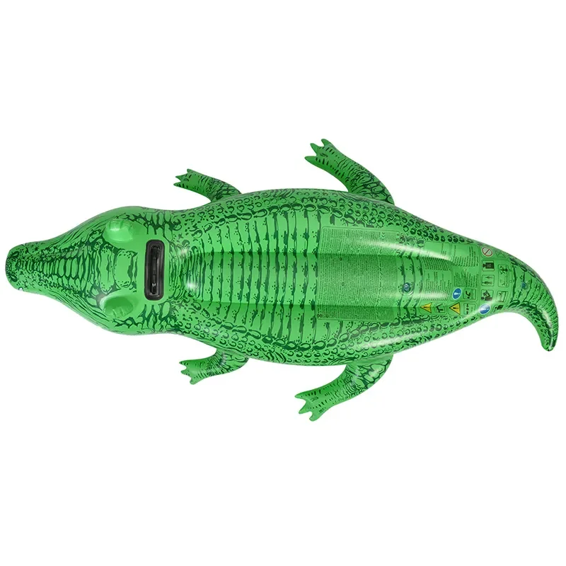 Kids animal toy inflatable crocodile ride on pool float