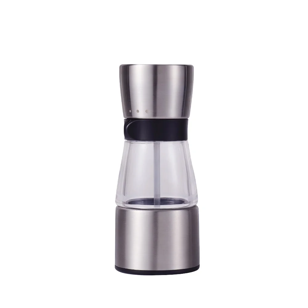 Salt and Pepper Grinder Stainless Steel Dual-purpose Manual Adjustable Salt and Pepper Mill
