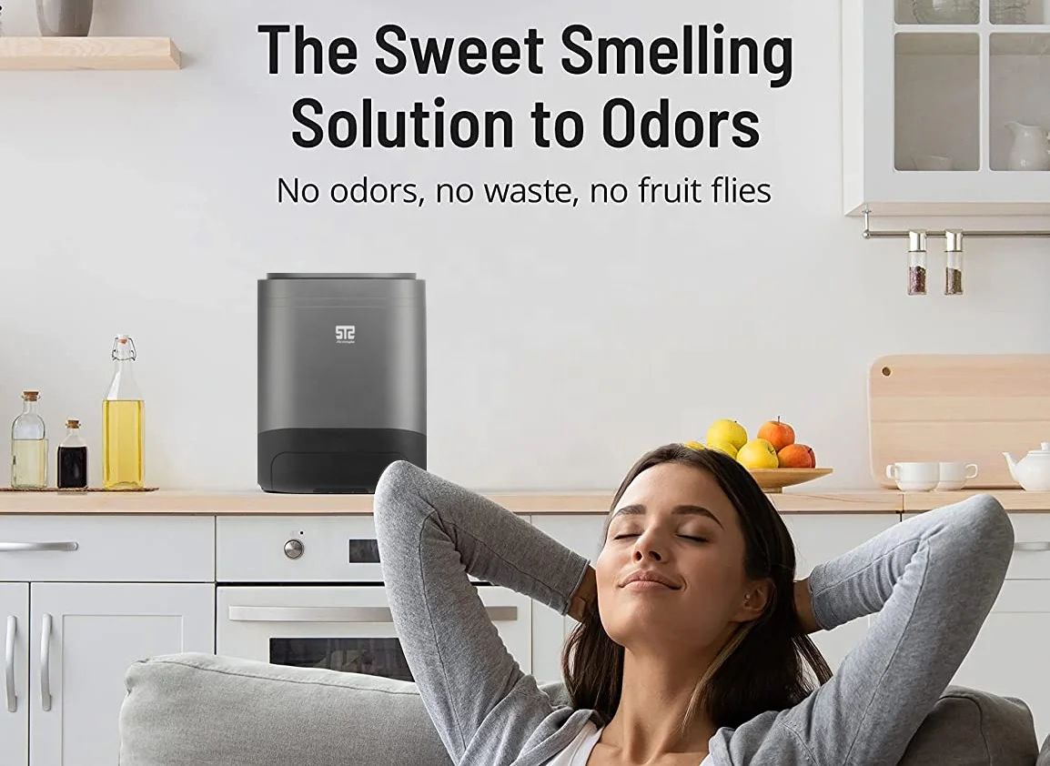 Hot Sales Electric Earth-friendly Kitchen Waste Composter Household Food Waste Disposer and Processor 60 Home Kitchen 500 100 85