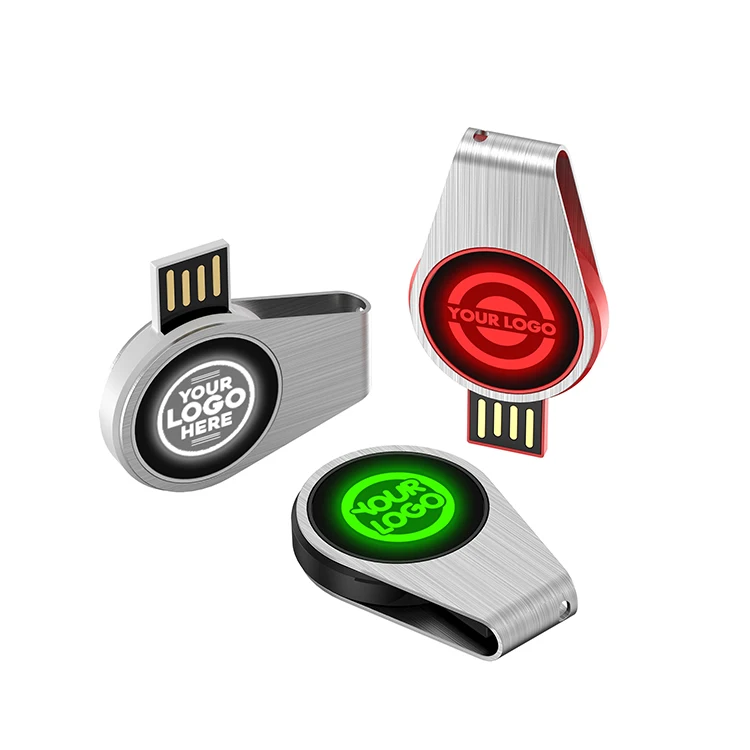 The New Listing circle cle usb custom thumb tv stick led usb flash drive oem pendrive 16g 32gb 64gb wholesale branded usb sticks