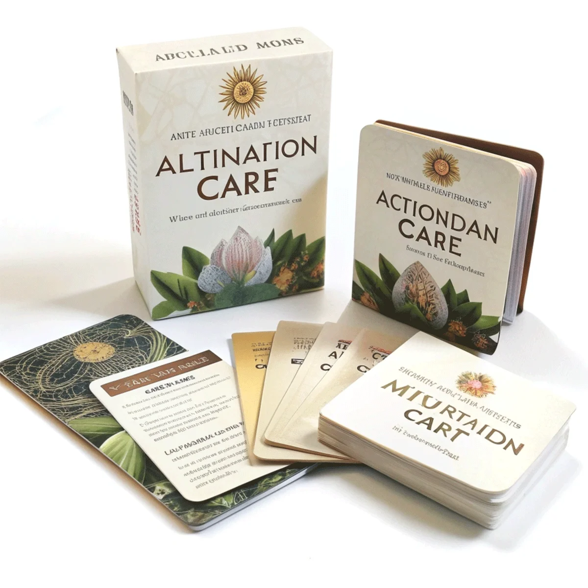 Wholesale Custom Printing Business Paper Cards Tarot Yoga Pose Cards Mindful Meditation Cards