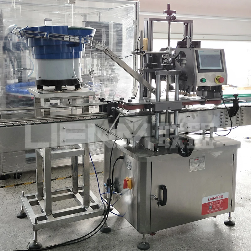 Automatic 600 Ml Pet Bottle Capper Machine Milk Bottle Desktop Capping Machine Press On Bottle Capper