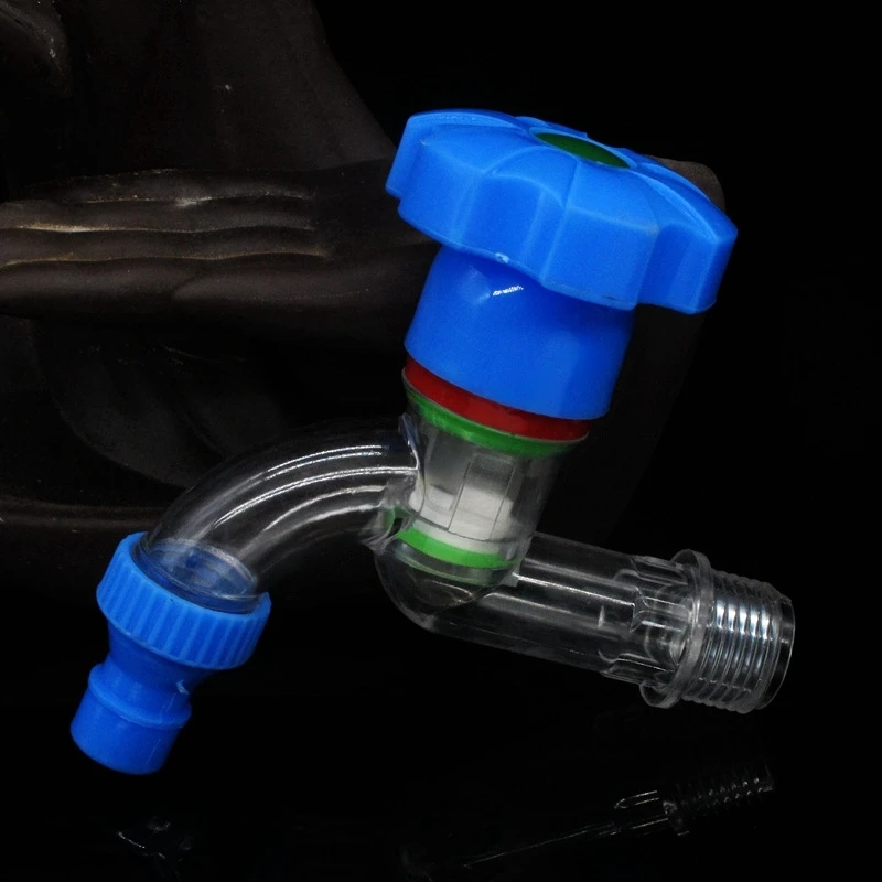 Pakistan Nepal plastic waterfall bathroom basin faucets transparent plastic Open it quickly PP Plastic Taps/Faucet