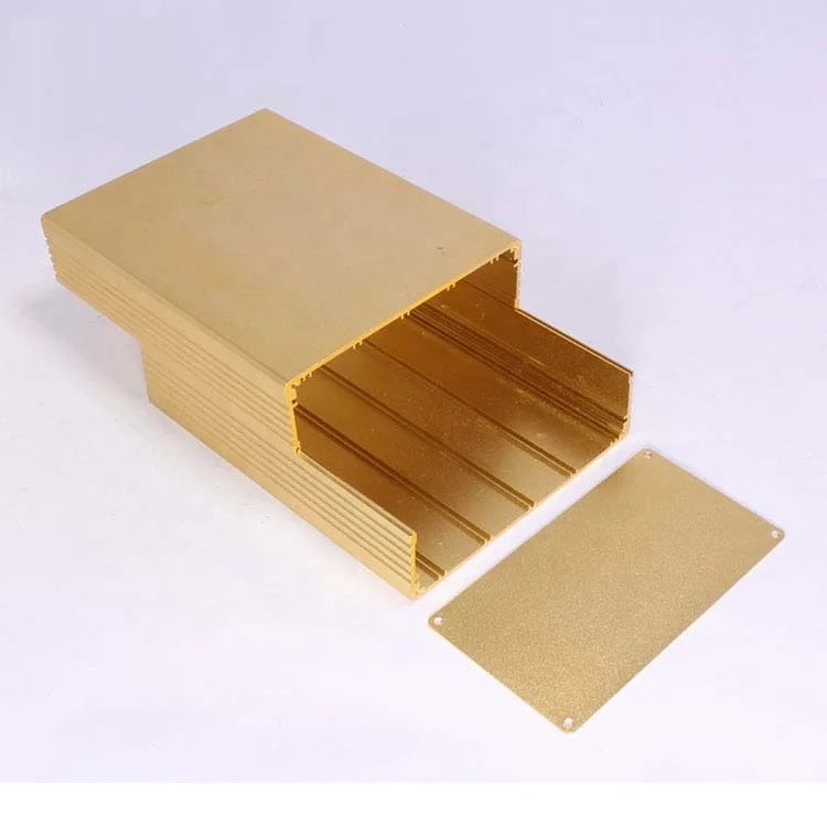 Aluminum Extruded Electrical Equipment Plc Boxes Enclosure DIY Customization Split Body Metal Electronic Terminal Block Case