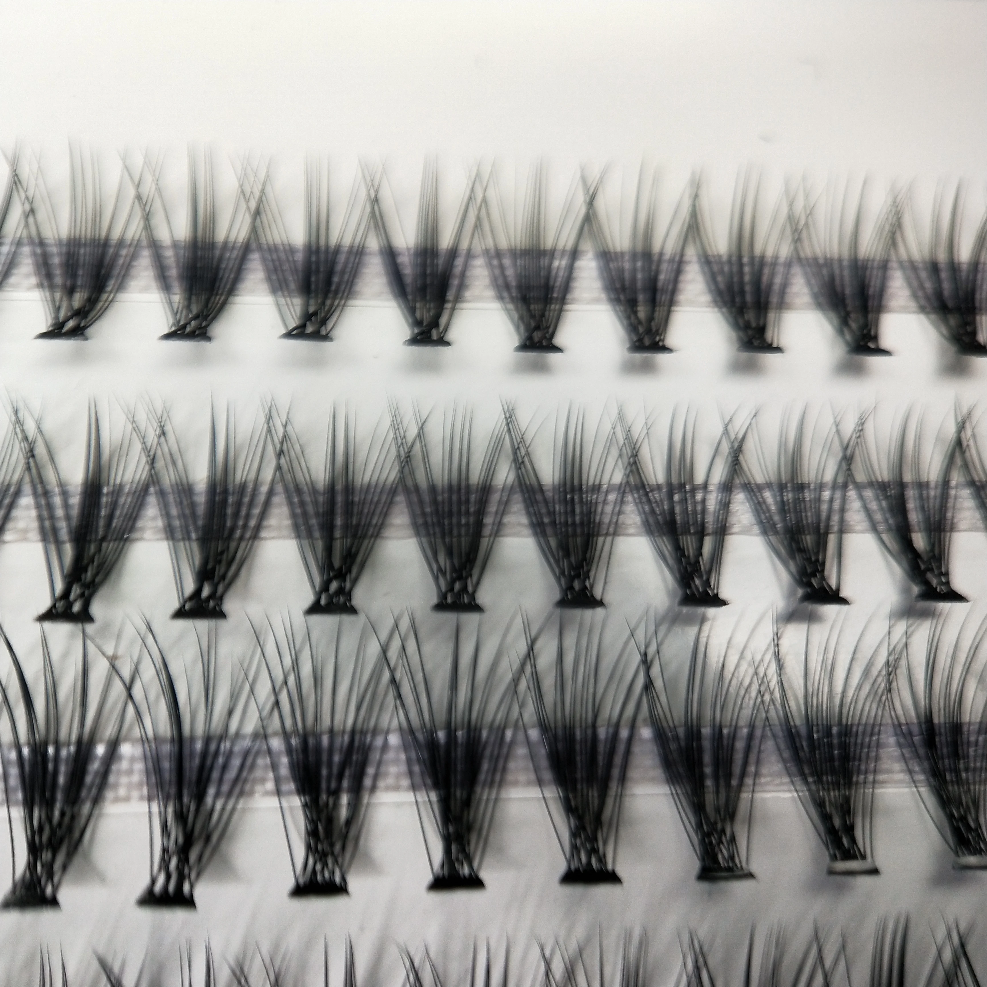 0.07mm super soft Knot Free Cluster Eyelashes Individual flare Lashes 6mm 8mm 9mm 10mm 11mm 12mm 14mm