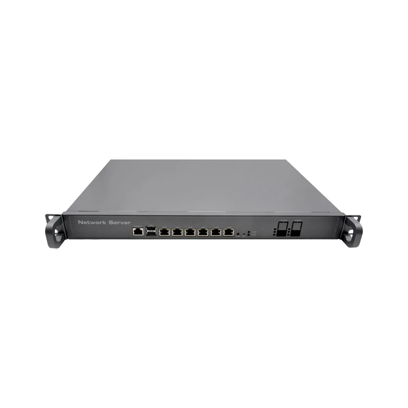 Стеллаж i3/i5/i7/i9 DDR4 1U Pfsense firewalls PC 6 Поддержка Lan 4SFP 1 ГБ или 10 Гб