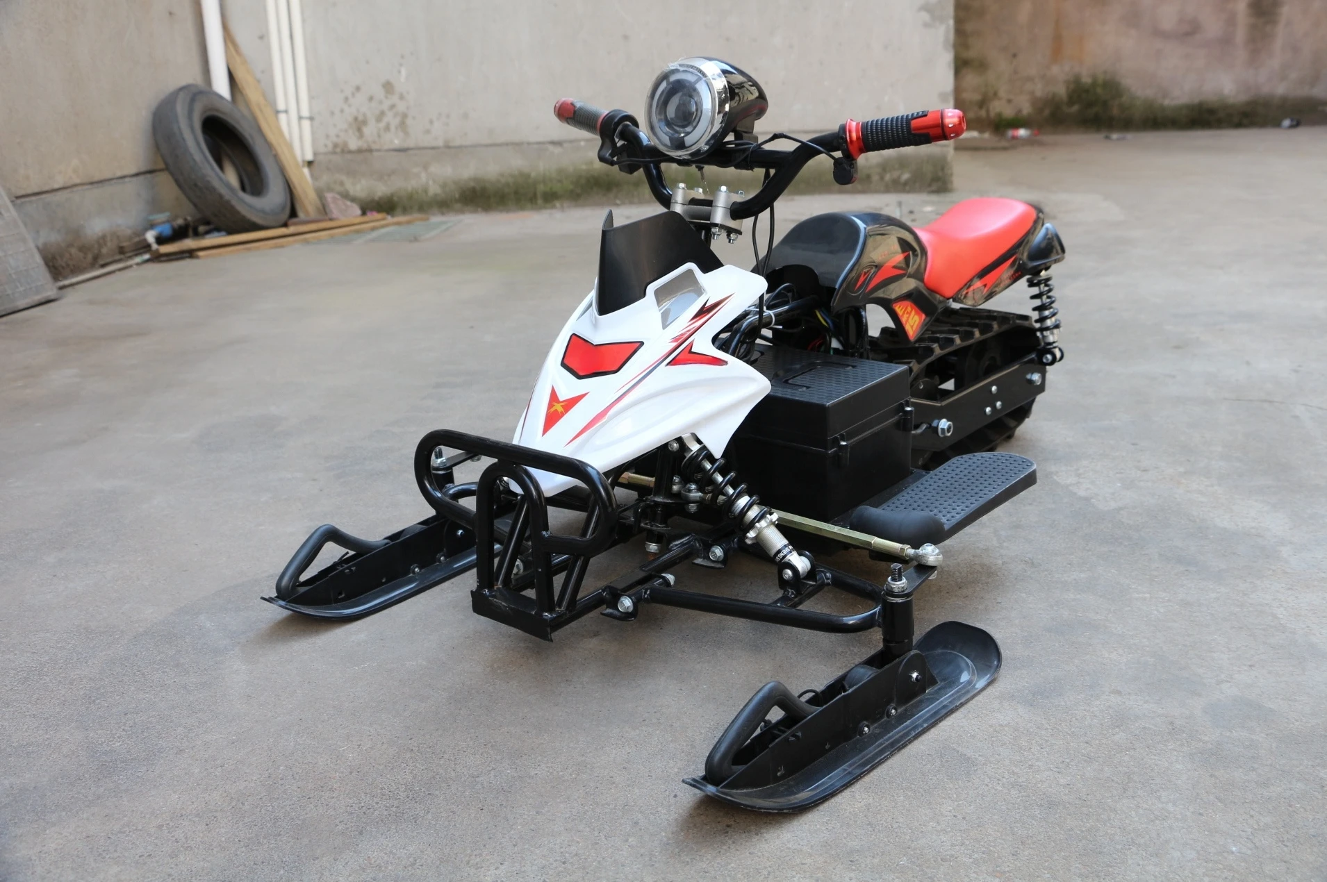 Factory Price Custom Snow Scooter Adult and Children 48v 20AH 800w with Horn/light/three Speed Racer Sleds