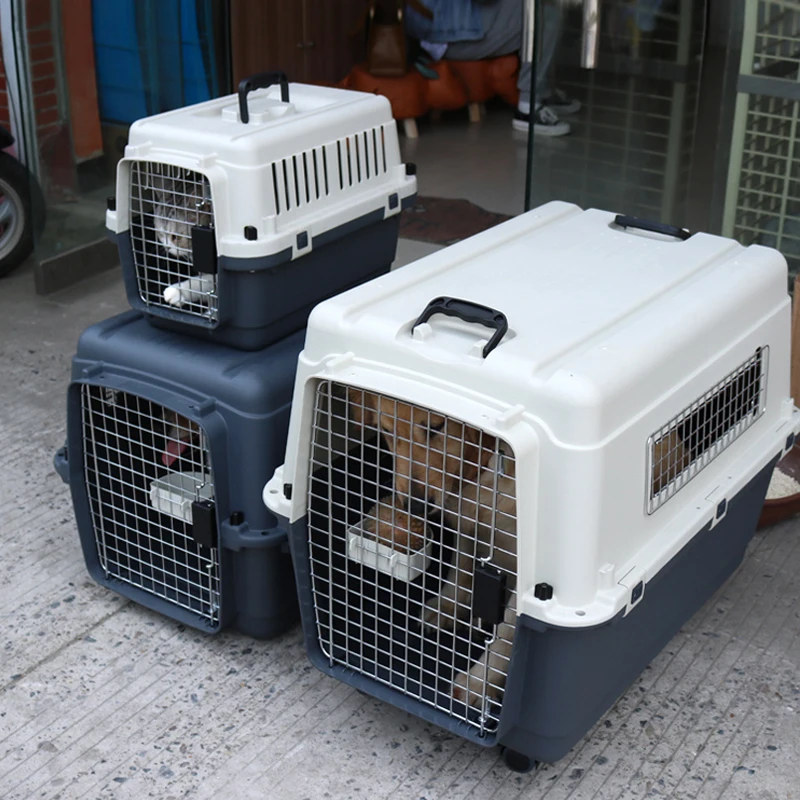 Best Selling Small Animal Dog Travel Carrier Cage Small Flight Plastic Pet Carrier big dog cages for sale outdoor