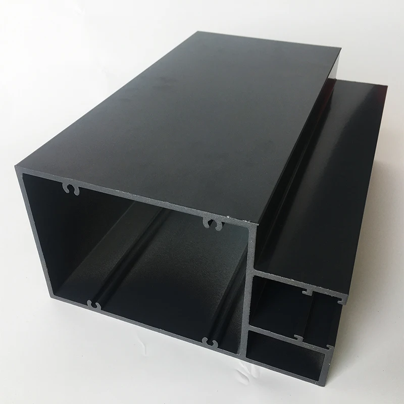 Good Sale Soundproof Africa Thermal Break Aluminum Invisible Glass curtain wall Heat-Insulation Section Profile