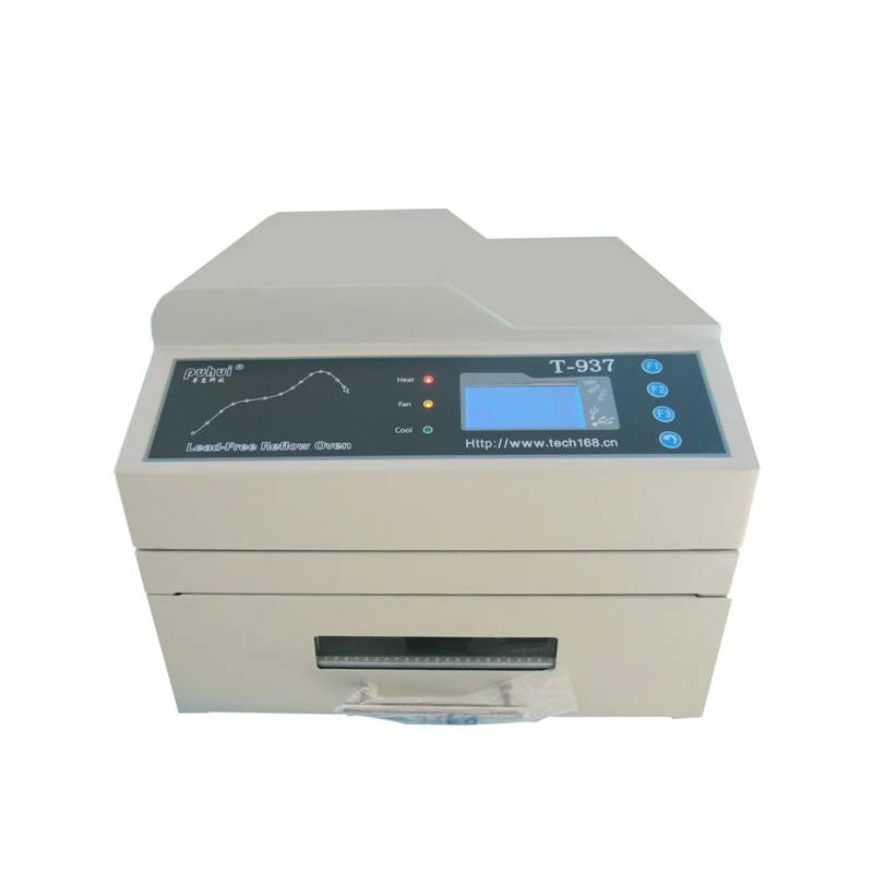 puhui t-937 reflow oven infrared and hot air smd reflow oven SMT BGA PCB welding equipment