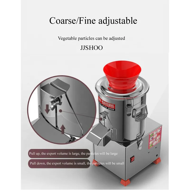 garlic/cabbage/onion/carrot dicer table top vegetable grinder machine vegetable cutting machine with high quality