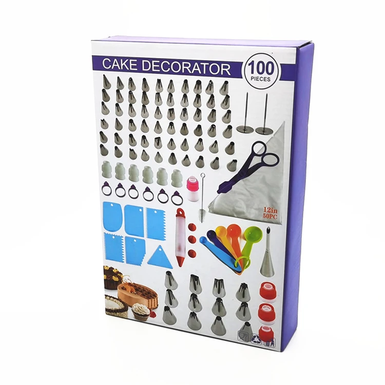 
Amazon Hot Selling Designing Icing For Decoration Set Complete Cake Baking Tools 