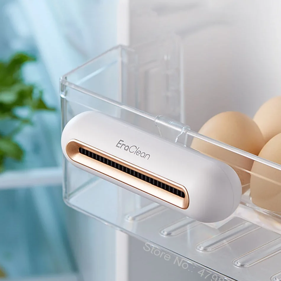 
Xiaomi EraClean Refrigerator Deodorant Sterilizer Ozone Purifier Rechargeable Kitchen Air Filter for Car Shoe Cabinet 