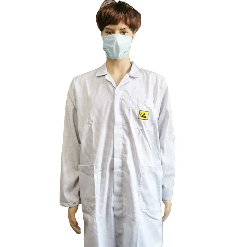 Leenol  ESD Smock Antistatic Garment Logo Customizable TC/Polyester Clothes