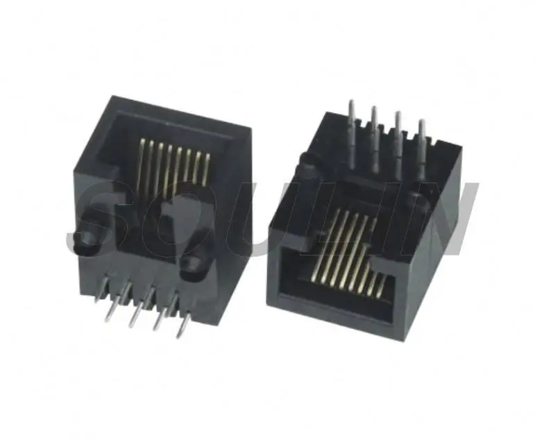 Low profile RJ45 smt connector 8P8C SMT top entry Modular Jack
