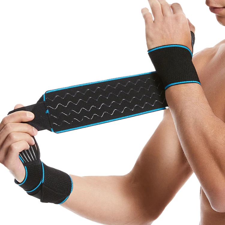 Custom Anti Slip Wrist Wraps Weight Lifting Wrist Straps For Fitness