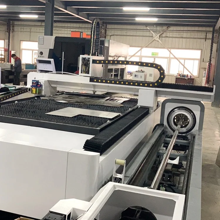 JQ LASER 1530C Fiber laser combined cutting machine for both tube and sheet cutting machine 2000w 3000w 4000w metal cutting