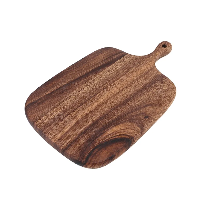 
Acacia Wood Quality Cutting Board with Handle 