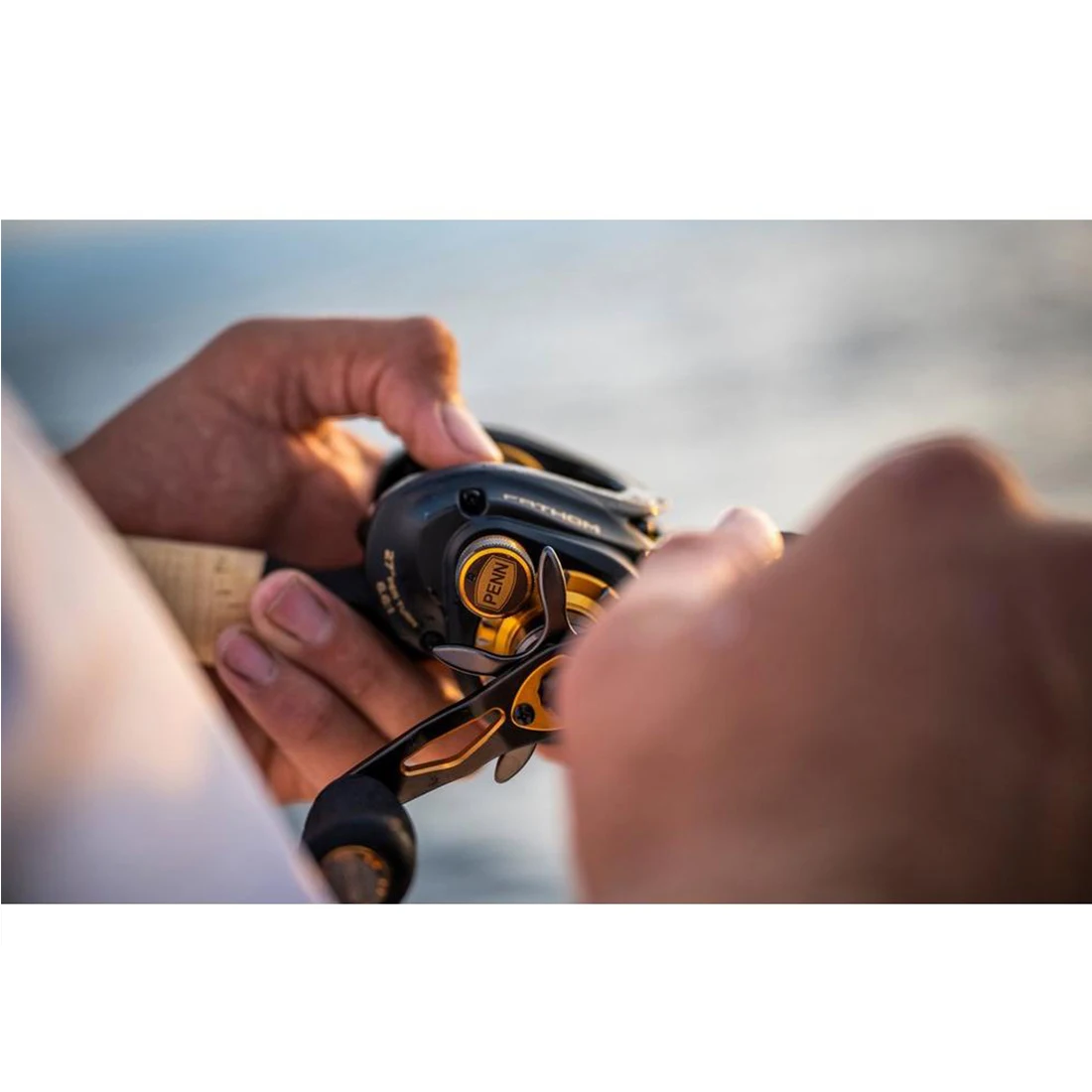 100% Original PENN Fathom All-metal 6+1BB 10.8kg Max Drag Baitcast Fishing Reels