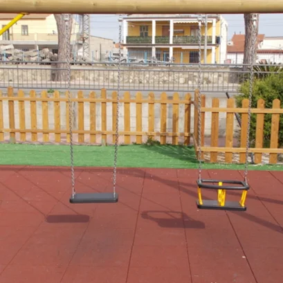 High Back full bucket toddler swing seat Green Kid Swing