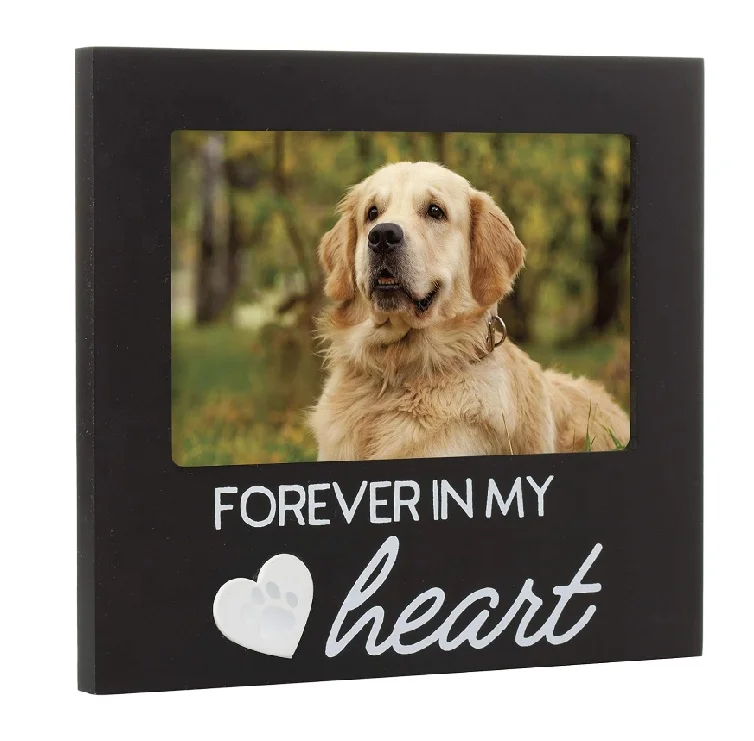Dog or Cat Sympathy Gift Pet Loss Keepsake Photo Frame Forever In My Heart Pet Memorial Keepsake Picture Frame