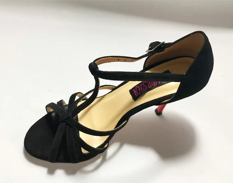 Туфли для танцев Аргентины Танго с кожаной жесткой подошвой T6256BS пикантные туфли для вечеринок